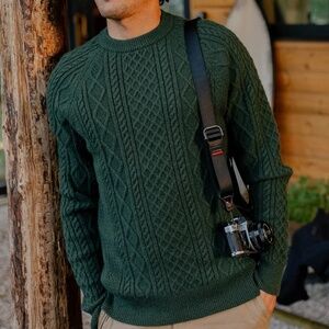 Men's Sandbar Cable Knitted Jumper Sweater